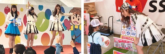 OSUJA祭りでの安全運転応援ブースの出店とじゃんけん大会